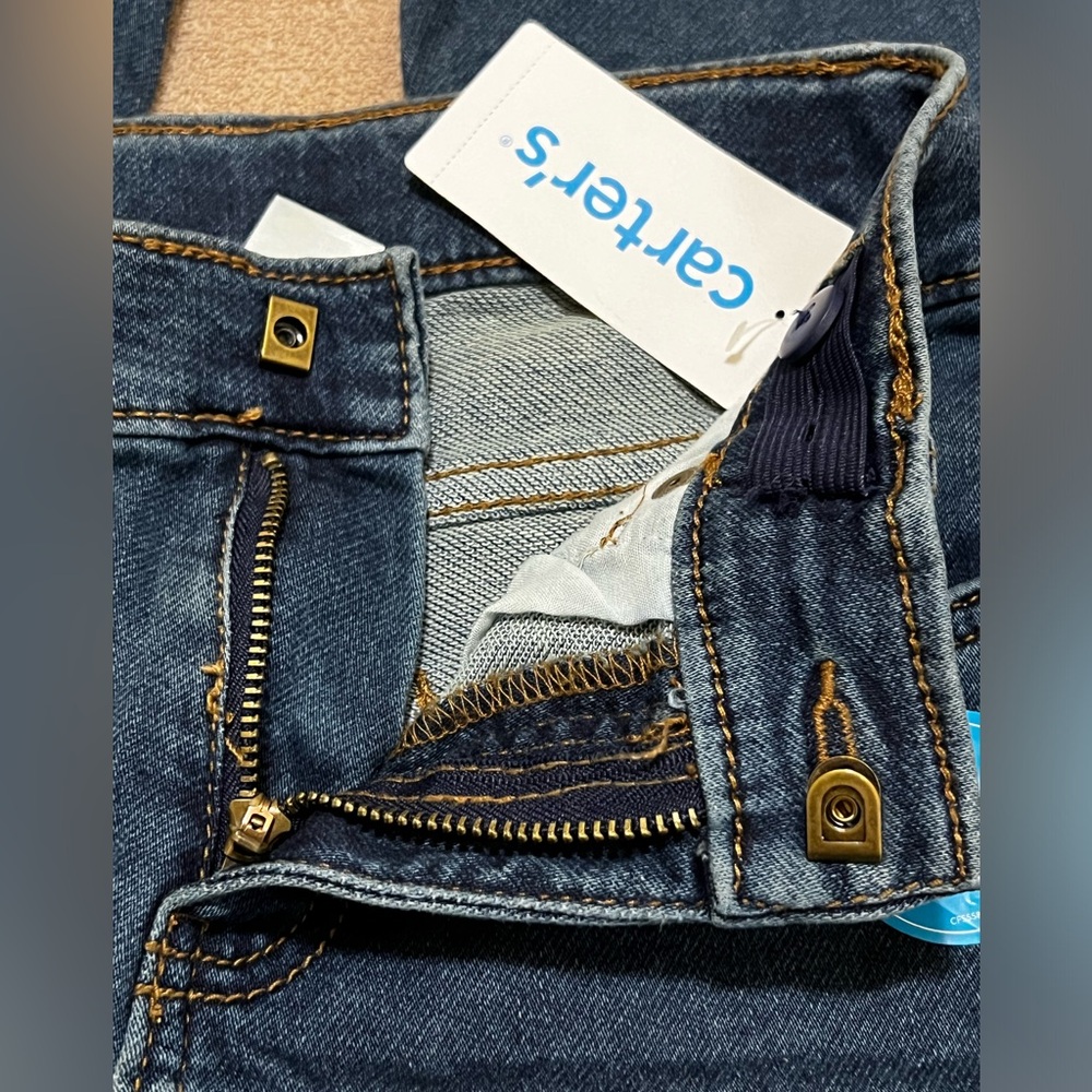 Carter’s Boys Jeans Skinny Snap Closure Adjustable Waist Size 6 NWT - Picture 7 of 7